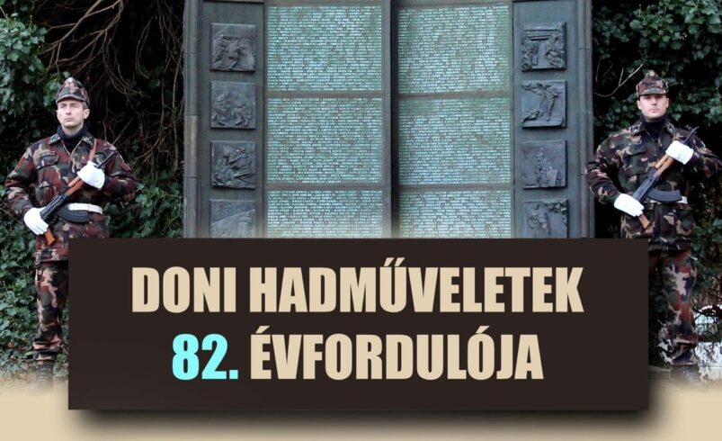 Megemlékezés a doni hadműveletek 82. évfordulóján